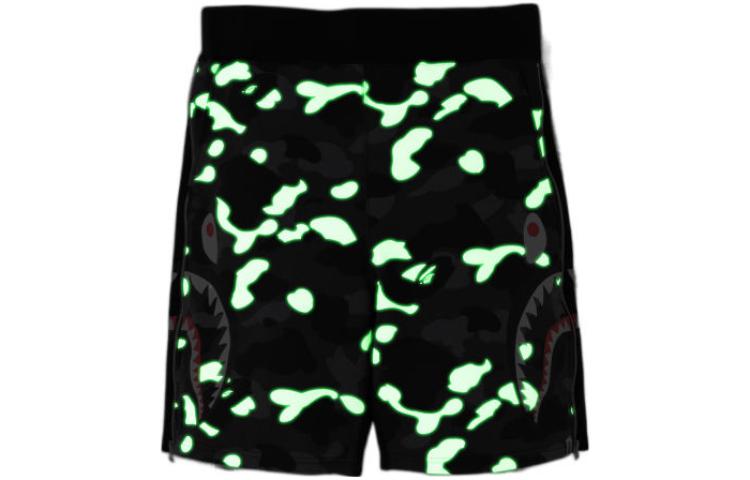 Purchase 베이프 어 베이징 에이프 샤크 글로우 인 더 다크 카모 샤크 프린트 반바지 유니섹스. OZXSPM153910D