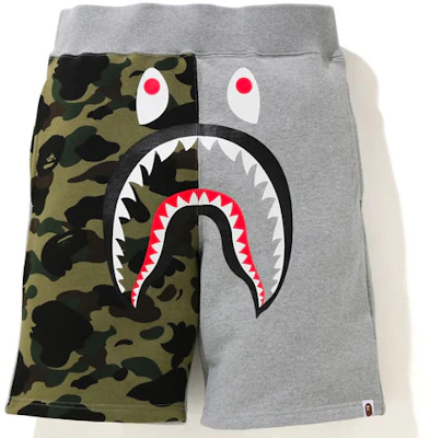 Bape A BATHING APE 鯊魚系列拼接休閒短褲 男款 1H20-153-007 Details for Bape A BATHING APE 鯊魚系列拼接休閒短褲 男款 1H20-153-007