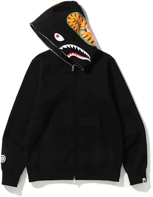 Bape A BATHING APE Shark Series Printed Shark Zipper Cartoon Hoodie 1I20-115-003 Lookbook Bape A BATHING APE Shark Series Printed Shark Zipper Cartoon Hoodie 1I20-115-003
