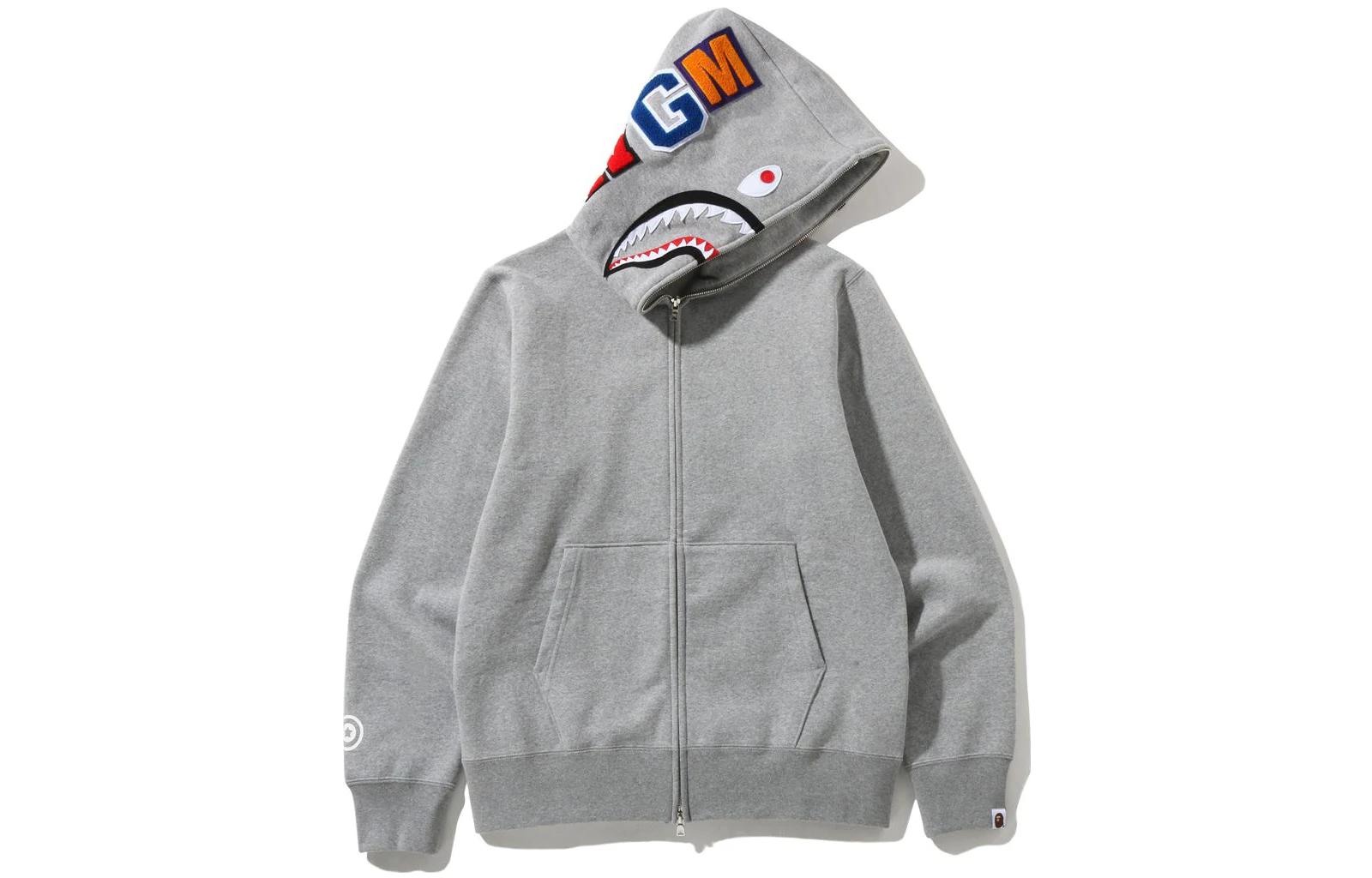 Bape A BATHING APE Shark Series Printed Shark Zipper Cartoon Hoodie 1I20-115-003 圖 4