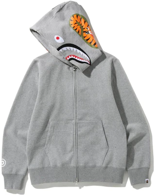 Bape A BATHING APE Shark Series Printed Shark Zipper Cartoon Hoodie 1I20-115-003 Purchase Bape A BATHING APE Shark Series Printed Shark Zipper Cartoon Hoodie 1I20-115-003