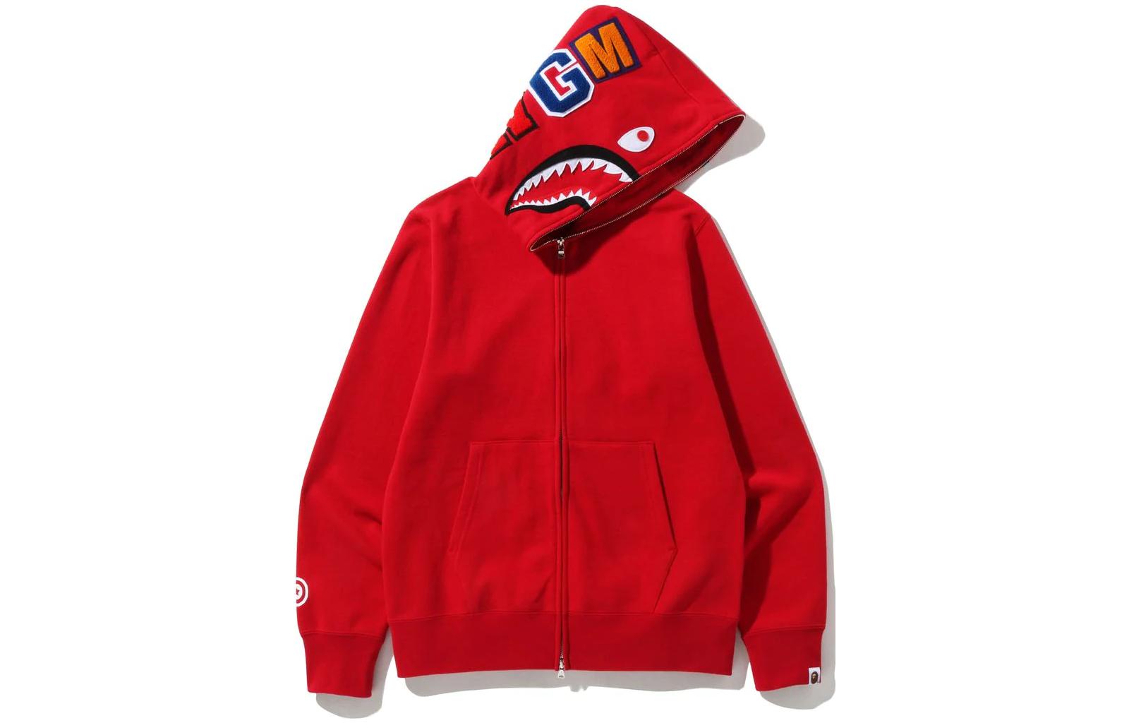 Bape A BATHING APE Shark Series Printed Shark Zipper Cartoon Hoodie 1I20-115-003 圖 6