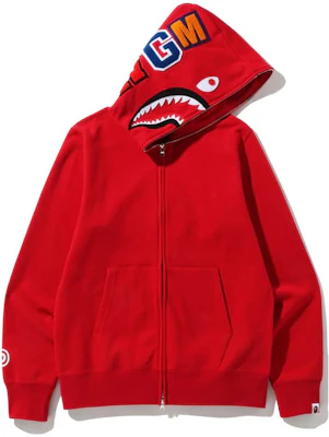 Bape A BATHING APE Shark Series Printed Shark Zipper Cartoon Hoodie 1I20-115-003 Details for Bape A BATHING APE Shark Series Printed Shark Zipper Cartoon Hoodie 1I20-115-003