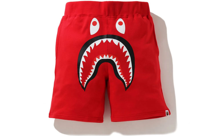 Bape A BATHING APE Shark Series Shark Print Casual Sports Shorts Men 1H20-153-018 圖 8