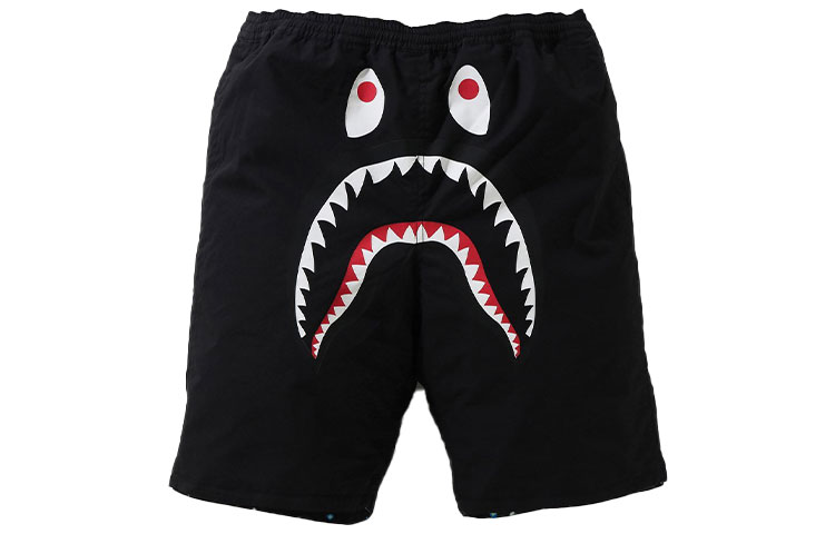 Bape A BATHING APE Shark Series Space Print Casual Shorts . 1H20-153-016