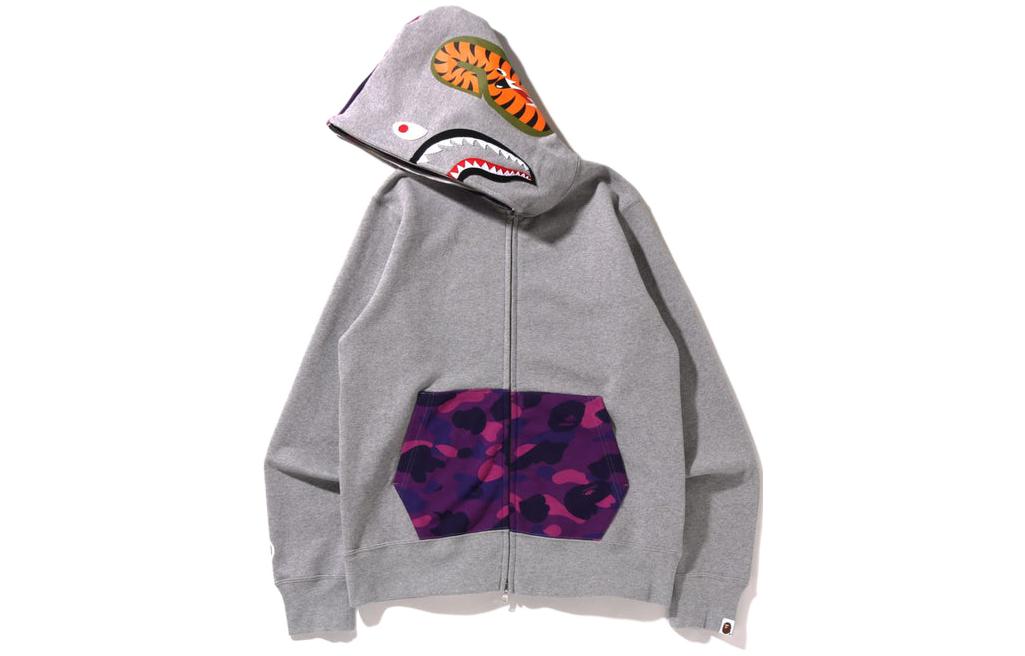 Bape A BATHING APE Shark Series SS22 Color Camo Full Zip Hoodie  Camo. 1I30-115-023 圖 3