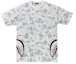 Lookbook Bape A BATHING APE 鲨鱼太空夜光迷彩短袖T恤 男女同款。 1F30-109-004