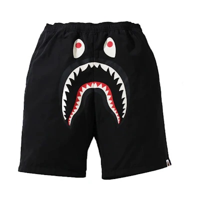 Bape A BATHING APE Shark Sweat Shorts Casual Printed Beach Shorts. 1H20-153-014
