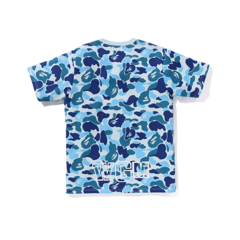Bape A BATHING APE Shark Zip WGM Camo Print Short Sleeve T-Shirt SS24 . 0ZXTEM109004M 圖 3