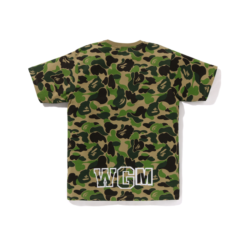 Bape A BATHING APE Shark Zip WGM Camo Print Short Sleeve T-Shirt SS24 . 0ZXTEM109004M 圖 5
