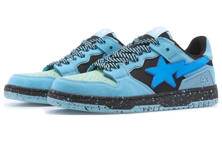 BAPE A BATHING APE SK8 'Leather Low-Top Lace-Up' 圖 2