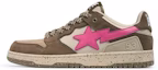 Shop BAPE A BATHING APE SK8 'Zapatillas Bajas de Cuero con Cordones' 1J20-191-004