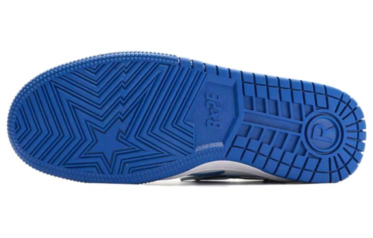 Purchase BAPE A BATHING APE Sk8 Sta 12 低帮皮革鞋 '白蓝' MX91008