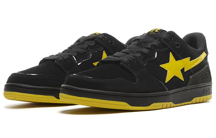 BAPE BAPE Sk8 Sta 'Black Yellow' 圖 3