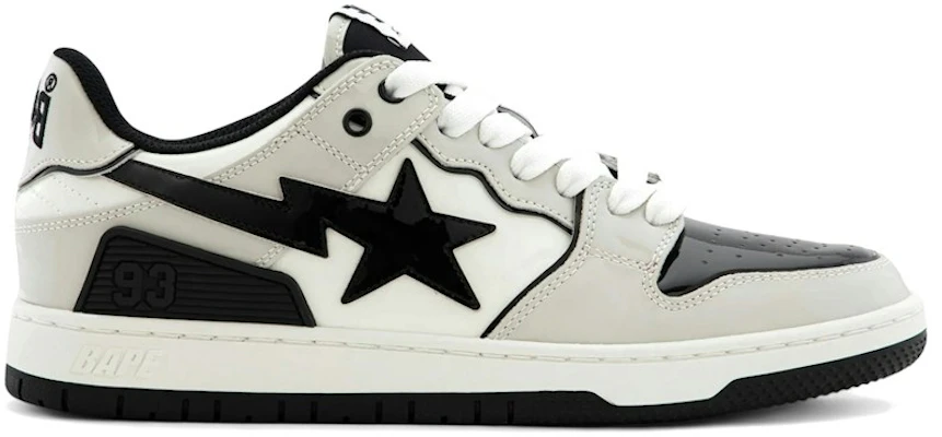 BAPE A Bathing Ape Sk8 Sta Gray Black White 1M80-191-310/001FWM801310-GRA Buy BAPE A Bathing Ape Sk8 Sta Gray Black White 1M80-191-310/001FWM801310-GRA