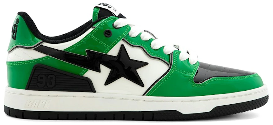 BAPE A Bathing Ape Sk8 Sta Green Black White 1M80-191-310/001FWM801310-GRN Buy BAPE A Bathing Ape Sk8 Sta Green Black White 1M80-191-310/001FWM801310-GRN