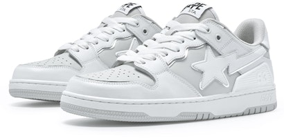 BAPE A Bathing Ape SK8 Sta Gris Oro Blanco 1J30-291-025/1J30-191-025 Purchase BAPE A Bathing Ape SK8 Sta Gris Oro Blanco 1J30-291-025/1J30-191-025