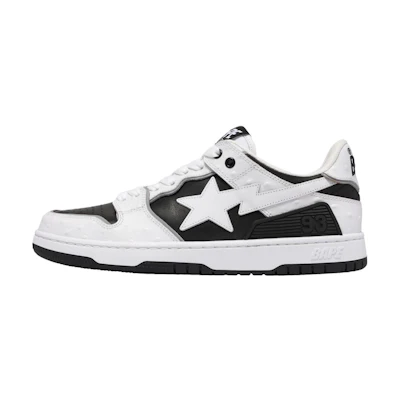BAPE A BATHING APE SK8 STA Low 'Black Low-Top'