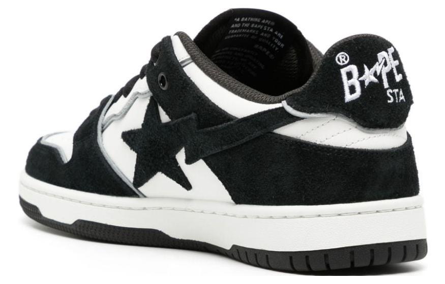 Purchase BAPE A BATHING APE SK8 STA Bajo 'Negro Blanco' M191057