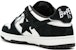 BAPE A BATHING APE SK8 STA Rendah 'Hitam Putih' M191057