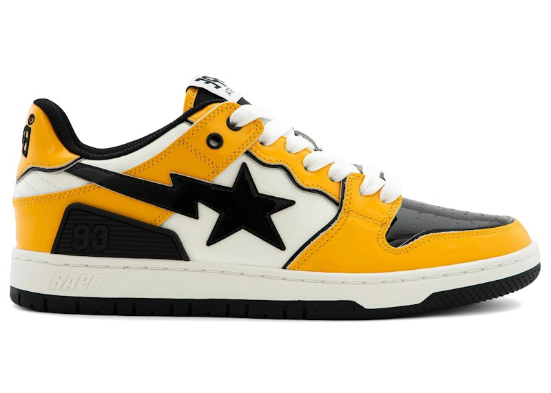 BAPE A Bathing Ape Sk8 Sta Orange Black White 1M80-191-310/001FWM801310-ORG