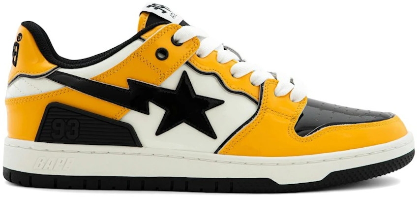 BAPE A Bathing Ape Sk8 Sta Orange Black White 1M80-191-310/001FWM801310-ORG Buy BAPE A Bathing Ape Sk8 Sta Orange Black White 1M80-191-310/001FWM801310-ORG