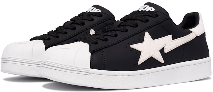 BAPE A BATHING APE SKULL STA 'Logo Sederhana Tali Sepatu Low-Top' 0ZXSHM191065L Lookbook BAPE A BATHING APE SKULL STA 'Logo Sederhana Tali Sepatu Low-Top' 0ZXSHM191065L