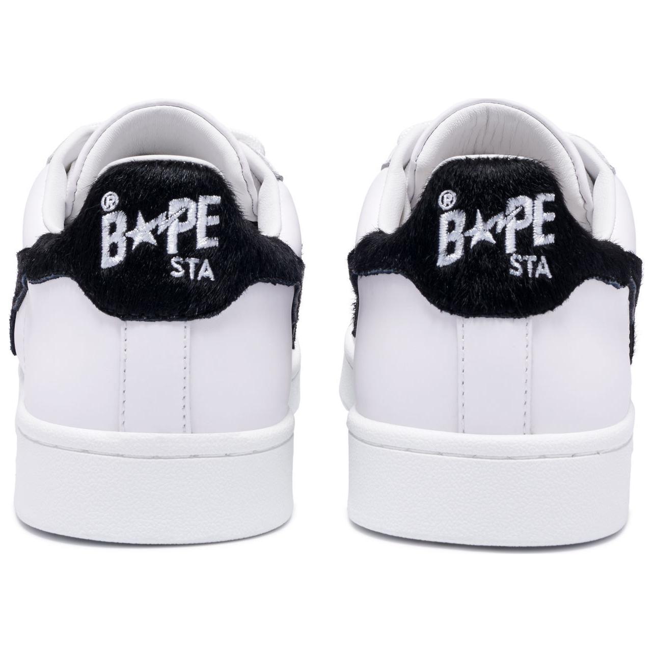 Cheap BAPE A BATHING APE スカル STA『簡素ロゴの靴ひも付きロートップ』0ZXSHM191065L 0ZXSHM191065L