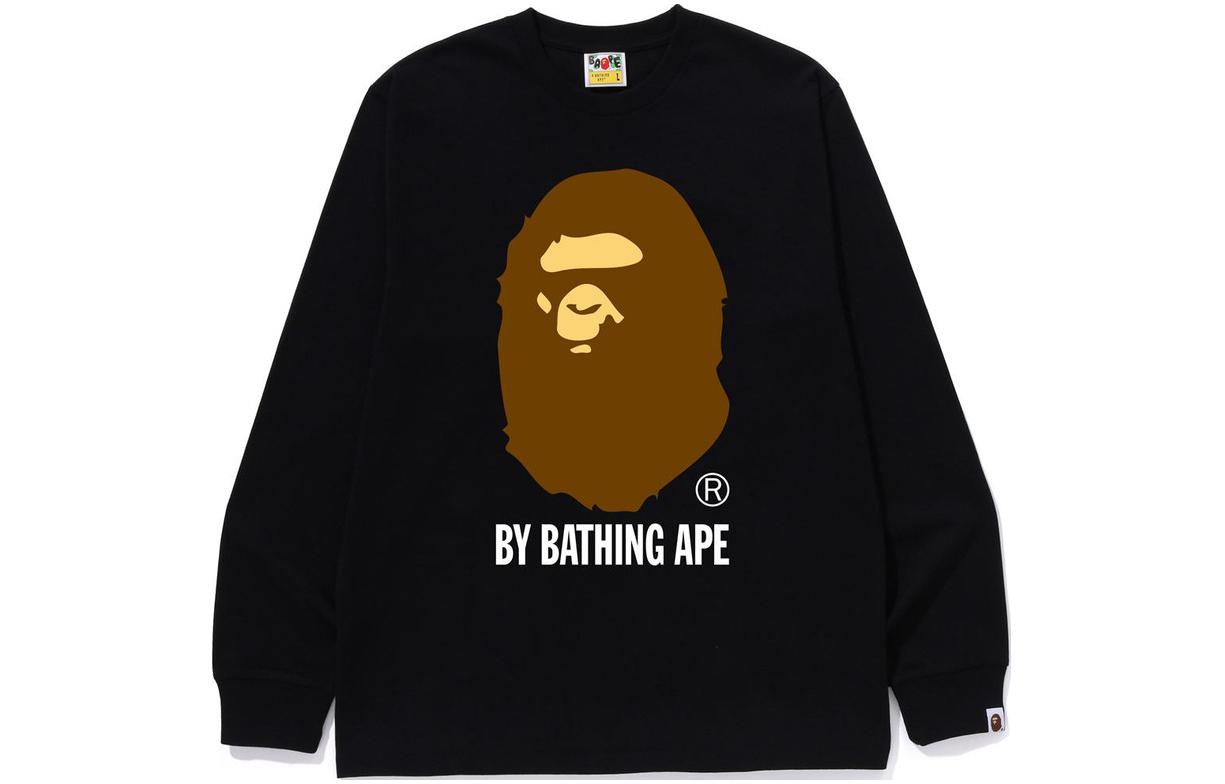 Lookbook 베이프 어 베이싱 에이프 솔리드 로고 크루넥 풀오버 스웨트셔츠 1J80-111-013