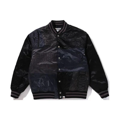 Bape A BATHING APE Solid Color Single-Breasted Loose Long Sleeve Jacket Men. 1K30-141-302