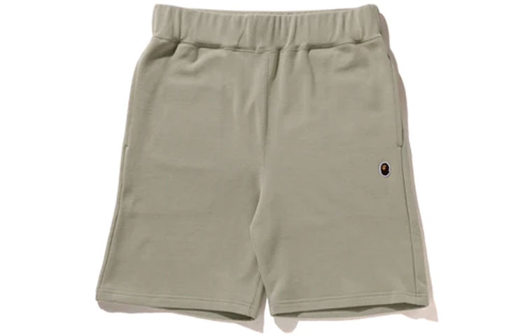 Bape A BATHING APE Solid Logo Elastic Waist Straight Shorts Men’s. 1J30-153-023