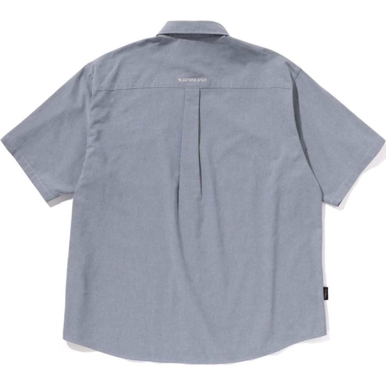 Bape A BATHING APE Solid Logo Oversized Short Sleeve Shirt Mens 1K30-132-003 圖 5