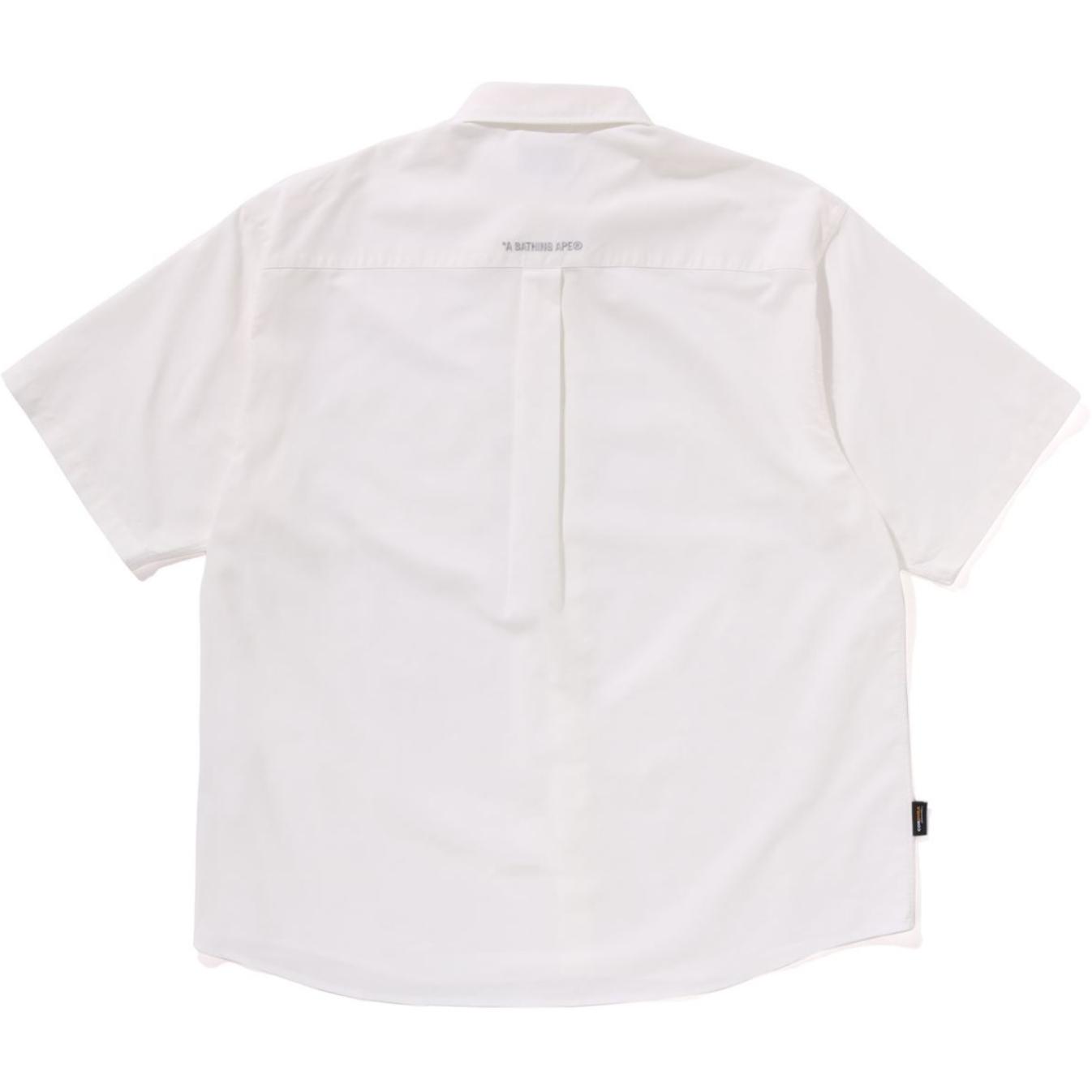 Bape A BATHING APE Solid Logo Oversized Short Sleeve Shirt Mens 1K30-132-003 圖 7