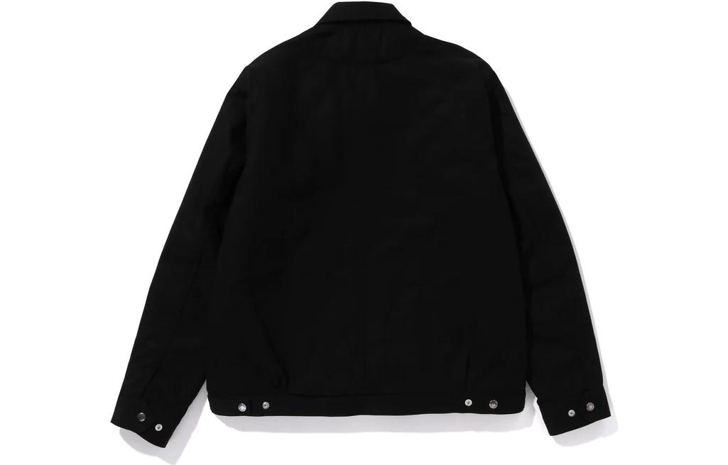 Bape A BATHING APE Solid Logo Zip-Up Long Sleeve Jacket for Men. 1J80-141-007 圖 3