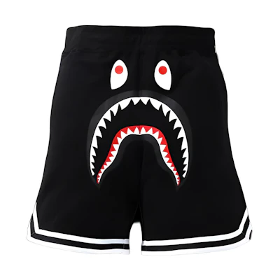 Bape A BATHING APE Solid Shark Stripe Print Relaxed Shorts 0ZXSPM153015G