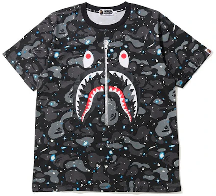 Bape A BATHING APE SS20 太空迷彩鯊魚T恤 男女款 - 鯊魚T-Shirt 1G30-109-006 Order Bape A BATHING APE SS20 太空迷彩鯊魚T恤 男女款 - 鯊魚T-Shirt 1G30-109-006