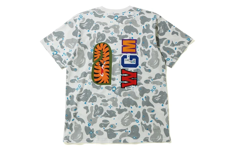 Purchase Bape A BATHING APE SS20 太空迷彩鯊魚T恤 男女款 - 鯊魚T-Shirt 1G30-109-006