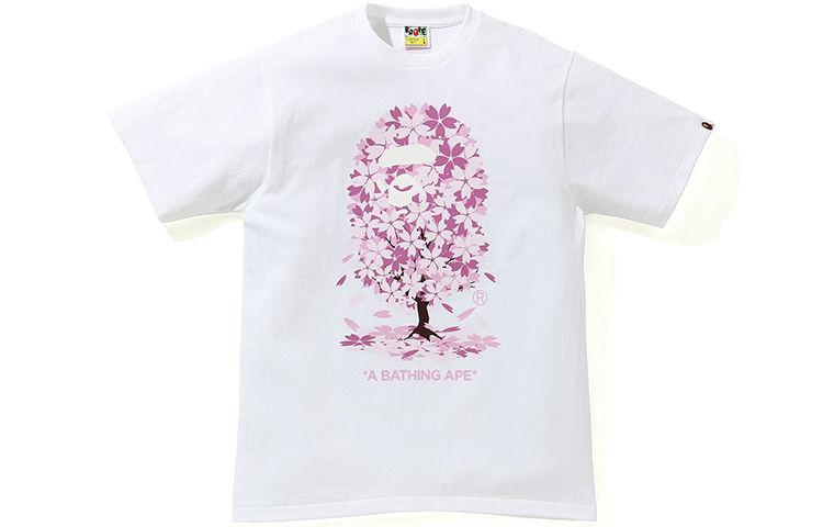 Bape A BATHING APE SS21 Sakura Ape Print Short Sleeve T-Shirt Men. 1H20-110-027 圖 2