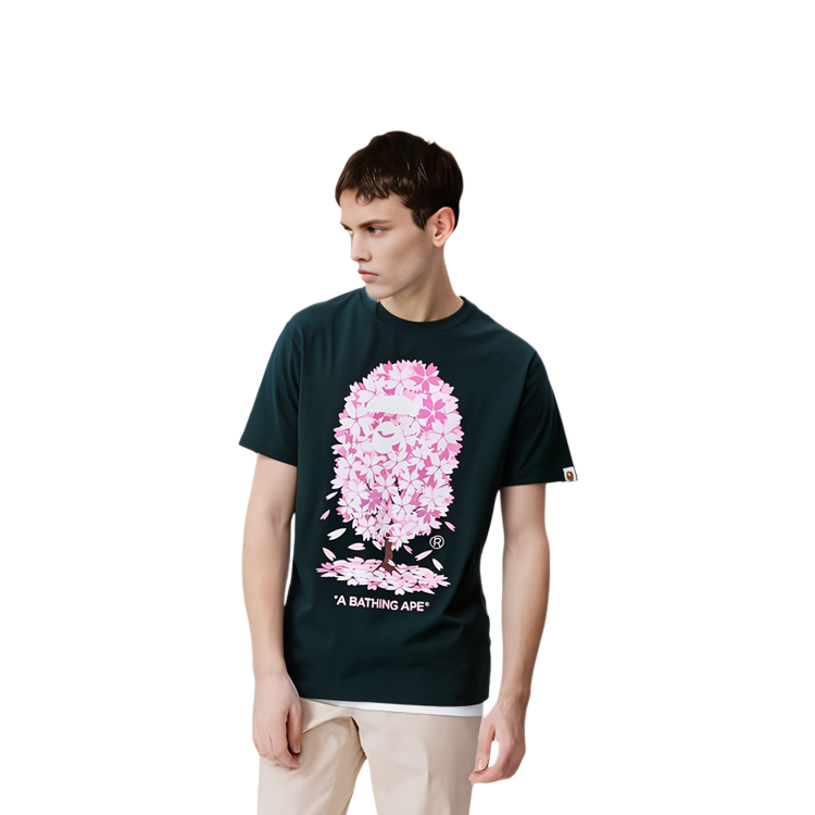 Bape A BATHING APE SS21 Sakura Ape Print Short Sleeve T-Shirt Men. 1H20-110-027 圖 6