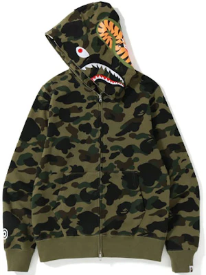 Bape A BATHING APE SS22 迷彩鯊魚連帽外套 迷彩鯊魚頭拉鍊帽衫 1I20-115-004 Lookbook Bape A BATHING APE SS22 迷彩鯊魚連帽外套 迷彩鯊魚頭拉鍊帽衫 1I20-115-004