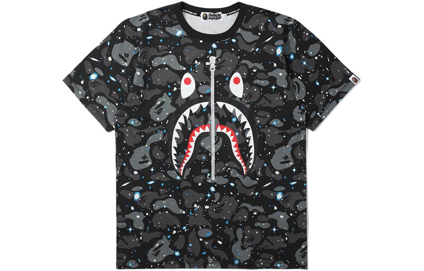 Bape A BATHING APE SS22 Multicolor Shark Camo Print Short Sleeve T-Shirt 0ZXTEM109006E 圖 2