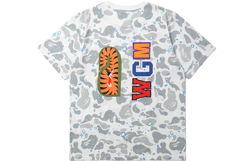 Bape A BATHING APE SS22 Multicolor Shark Camo Print Short Sleeve T-Shirt 0ZXTEM109006E 圖 6