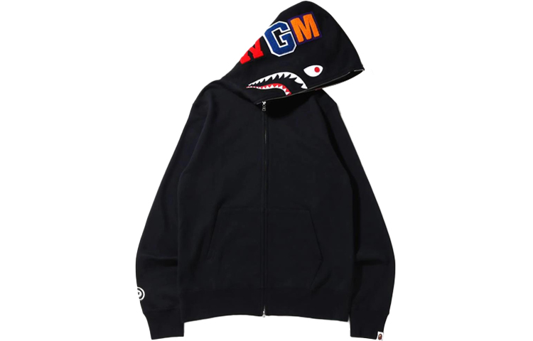 Bape A BATHING APE SS22 Shark Full Zip Hoodie  Shark Series Sweatshirt Jacket 1I30-115-015 圖 5