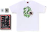 Order Bape A BATHING APE SS23 Ulang Tahun Ke-30 Chengdu Camo Ape Tee Putih Unisex Set 1J22-110-057