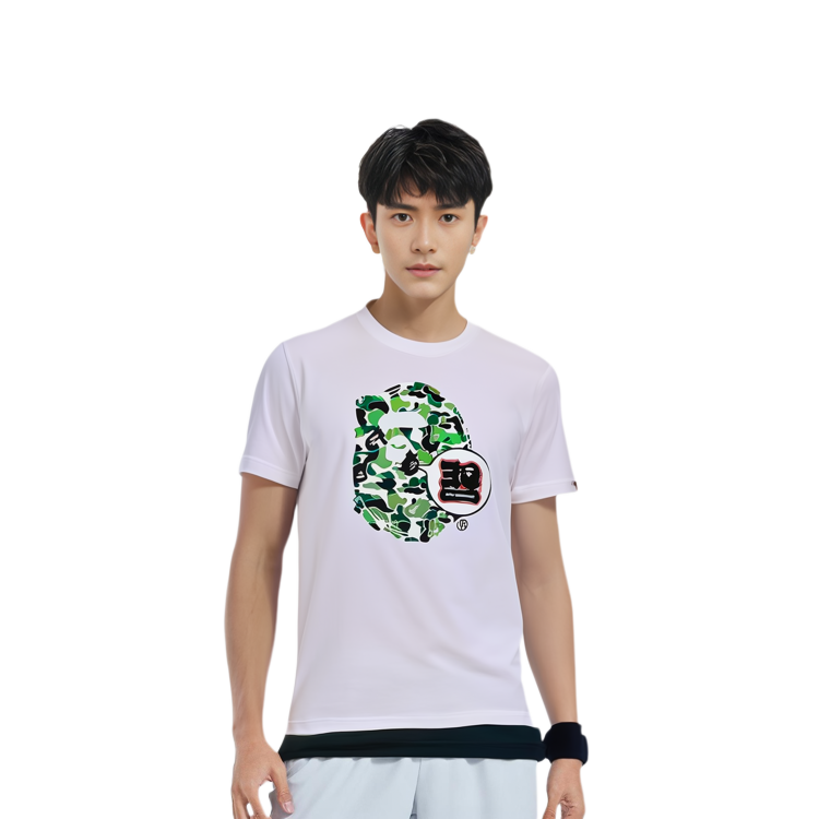 Bape A BATHING APE SS23 30th Anniversary Chengdu Camo Ape Print Tee White Unisex Box Set 1J22-110-057 圖 5