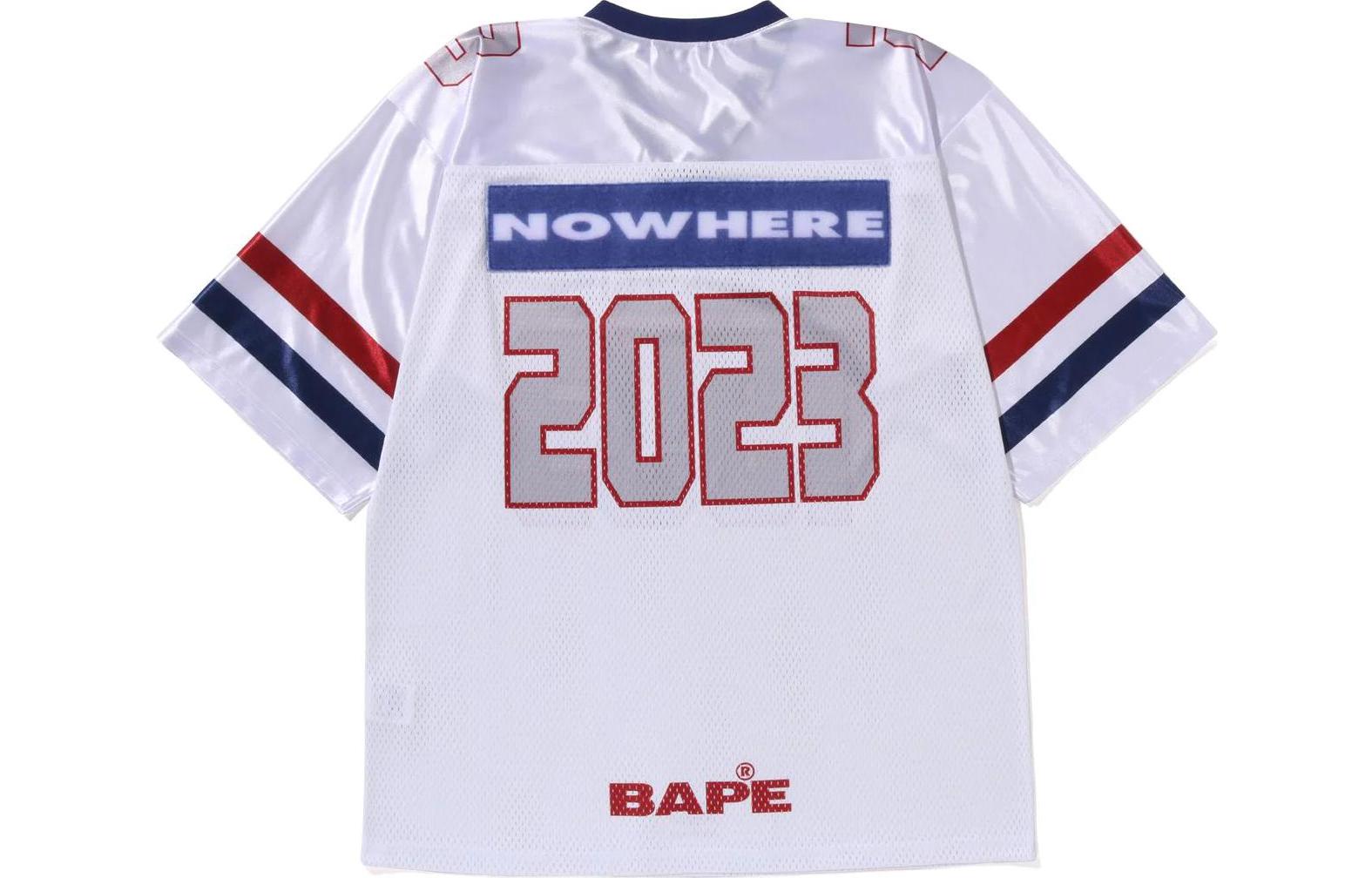 Bape A BATHING APE SS23  Football Jersey Numeric Stripe Print Short Sleeve. 1J30-109-013 圖 4