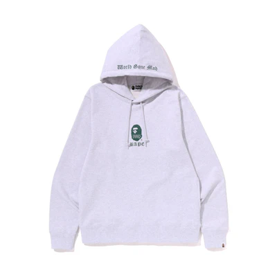 Bape A BATHING APE SS23 Ape Logo Embroidered Loose-Fit Hoodie . 0ZXSWM114011K