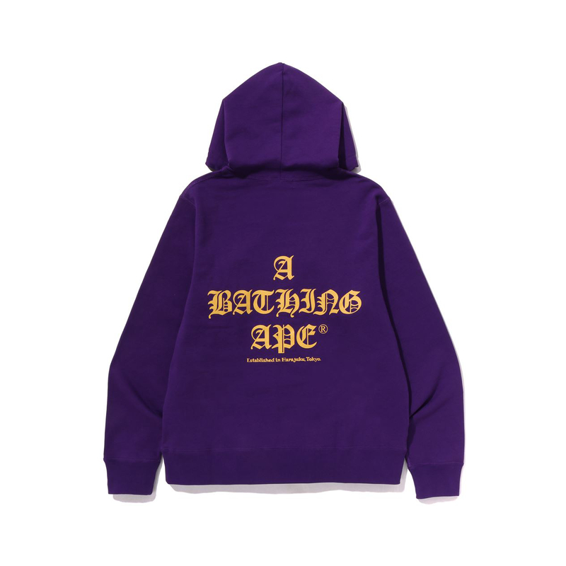 Bape A BATHING APE SS23 Ape Logo Embroidered Loose-Fit Hoodie . 0ZXSWM114011K 圖 6