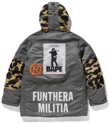 Bape A BATHING APE SS23 Hoodie Jaket Lengan Panjang Camo Abu-Abu. 1G23-141-907 Lookbook Bape A BATHING APE SS23 Hoodie Jaket Lengan Panjang Camo Abu-Abu. 1G23-141-907