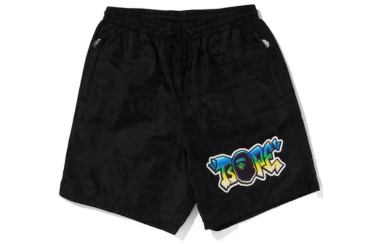 Bape A BATHING APE SS23 Graphic Print Casual Shorts . 1J30-153-054